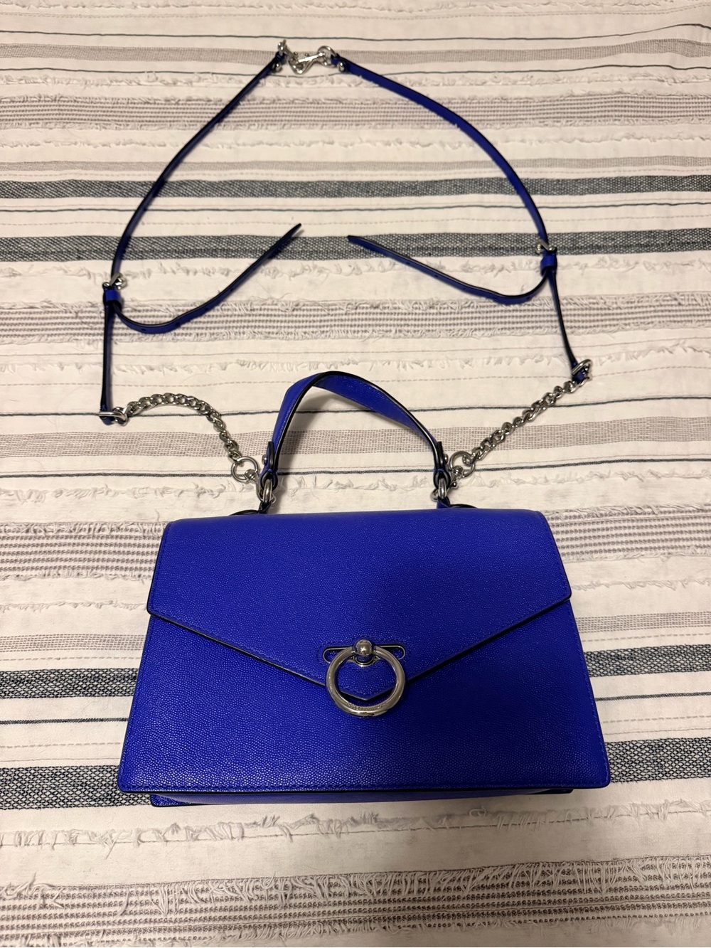 Rebecca Minkoff Electric Blue Top-Handle Crossbody Bag